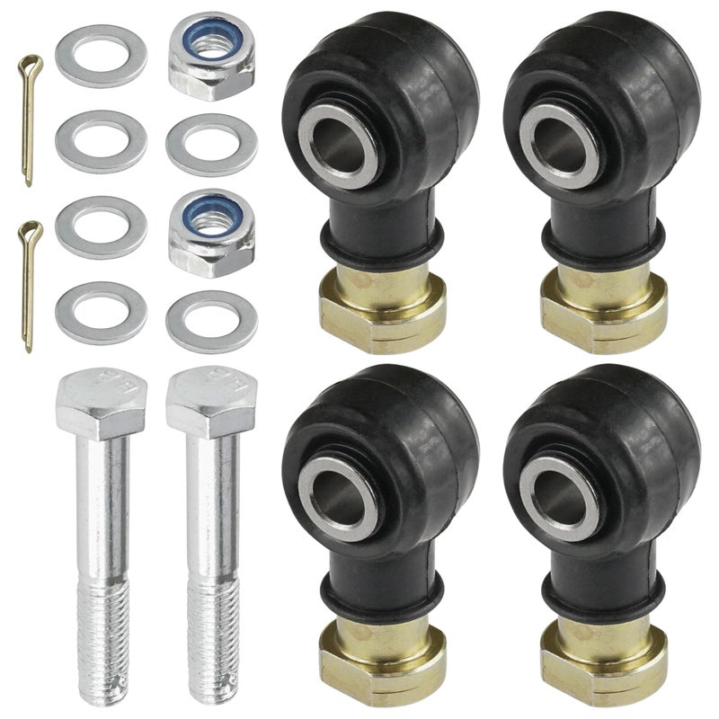 Caltric Two Sets Of Tie Rod End Kit Compatible with Polaris Sportsman 500 1998 1999 2000 2001 2002 2003 2004 2005 - Image 1